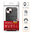 Anti-Shock Grid Texture Tough Case for Apple iPhone 13 Mini - Black