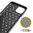 Flexi Slim Carbon Fibre Case for Motorola Edge 20 Fusion - Black (Pattern)