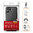 Flexi Slim Carbon Fibre Case for Motorola Edge 20 Fusion - Black (Pattern)