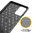 Flexi Slim Carbon Fibre Case for Motorola Edge 20 - Black (Pattern)