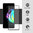 Full Coverage Tempered Glass Screen Protector for Motorola Edge 20 / 20 Pro - Black