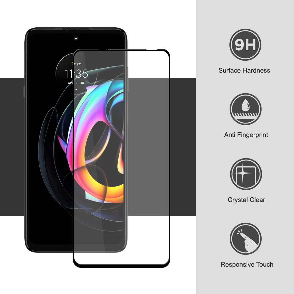Full Tempered Glass Screen Protector for Motorola Edge 20 Fusion