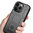Anti-Shock Grid Texture Shockproof Case for Apple iPhone 13 Pro Max - Black