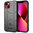 Anti-Shock Grid Texture Shockproof Case for Apple iPhone 13 - Black