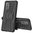 Dual Layer Rugged Tough Case & Stand for Oppo A94 5G - Black