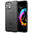 Anti-Shock Grid Texture Shockproof Case for Motorola Edge 20 Fusion - Black