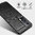 Flexi Slim Carbon Fibre Case for Motorola Edge 20 - Brushed Black