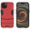 Slim Armour Tough Shockproof Case & Stand for Apple iPhone 13 - Red