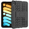 Dual Layer Rugged Shockproof Case & Stand for Apple iPad Mini 6 (6th Gen) 2021 - Black