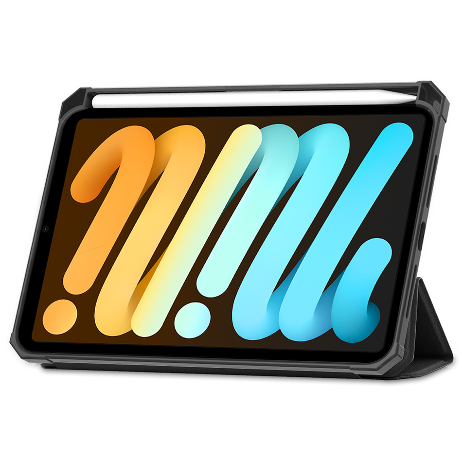 Trifold (Sleep/Wake) Smart Case & Stand for Apple iPad Mini 7th Gen (2024) / 6th Gen (2021) - Black
