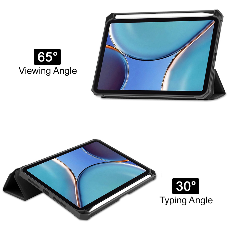 Trifold (Sleep/Wake) Smart Case & Stand for Apple iPad Mini 7th Gen (2024) / 6th Gen (2021) - Black