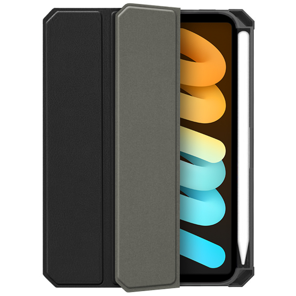 Trifold (Sleep/Wake) Smart Case & Stand for Apple iPad Mini 7th Gen (2024) / 6th Gen (2021) - Black