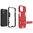 Slim Armour Tough Shockproof Case & Stand for Apple iPhone 13 Pro Max - Red