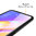 Flexi Slim Litchi Texture Case for Oppo A94 5G - Black Stitch