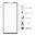 Full Coverage Tempered Glass Screen Protector for Google Pixel 6 - Black