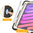 360 Hand Holder / Shoulder Strap / Shockproof Case for Apple iPad Mini 7th / 6th Gen (2024)