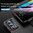 Anti-Shock Grid Texture Shockproof Case for Motorola Edge 20 - Black