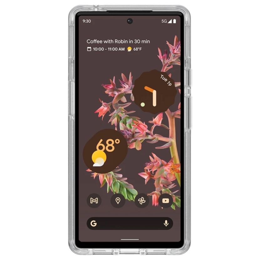 OtterBox Symmetry Shockproof Case for Google Pixel 6 (Clear)