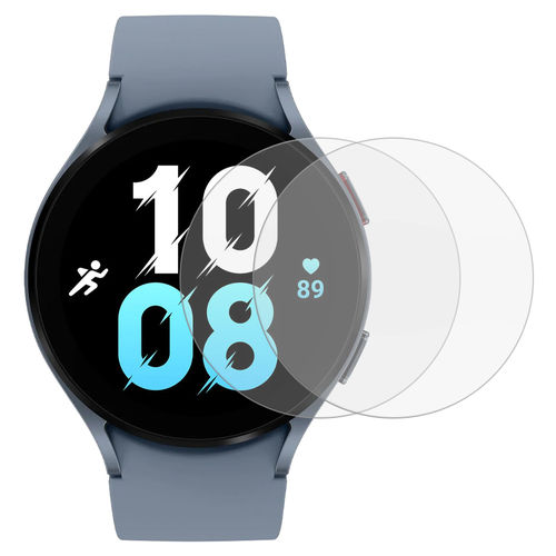 (2-Pack) 9H Tempered Glass Screen Protector for Samsung Galaxy Watch6 / Watch5 / Watch4 (44mm)