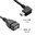 Left/Right (90 Degree) Mini-USB to USB-A 2.0 (Female) OTG Adapter Cable (14cm)