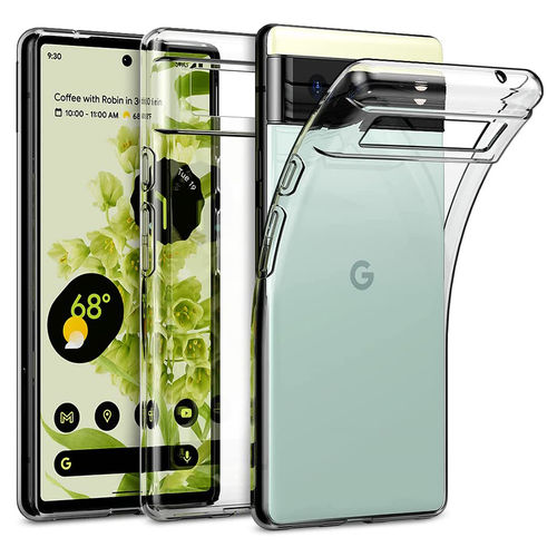 Flexi Slim Gel Case for Google Pixel 6 - Clear (Gloss Grip)