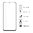 Full Coverage Tempered Glass Screen Protector for Oppo A16s / A54s - Black