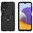 Slim Armour Shockproof Case / Finger Ring Holder for Samsung Galaxy A22 4G - Black