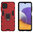 Slim Armour Shockproof Case / Finger Ring Holder for Samsung Galaxy A22 4G - Red