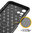 Flexi Slim Carbon Fibre Case for Vivo Y21 / Y21s / Y33s - Black (Pattern)