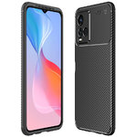 Flexi Slim Carbon Fibre Case for Vivo Y21 / Y21s / Y33s - Black (Pattern)