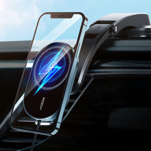 Rock Space (15W) MagSafe Wireless Charger / Dashboard Arm / Car Mount for iPhone 12 / 13
