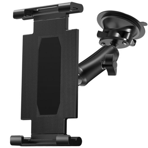 Heavy Duty Windshield Suction Cup / Rotating Car Mount Holder for iPad Pro 12.9 / Large Tablet