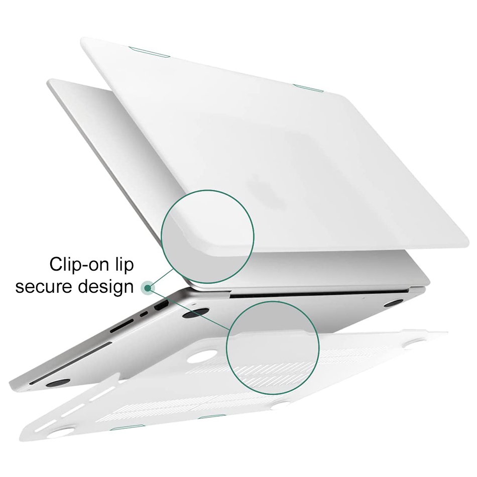 Frosted Hard Shell Case for Apple MacBook Pro (16-inch) 2024 / 2023 / 2021 - White (Matte)