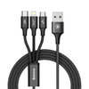 Baseus Rapid (3-in-1) Type-C / Lightning / Micro-USB (3.5A) Charging Cable (1.2m)