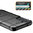 Anti-Shock Grid Texture Tough Case for Samsung Galaxy S21 FE - Black