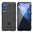 Anti-Shock Grid Texture Shockproof Case for Samsung Galaxy S21 FE - Black