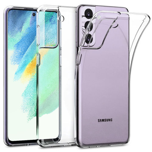 Flexi Slim Gel Case for Samsung Galaxy S21 FE - Clear (Gloss Grip)
