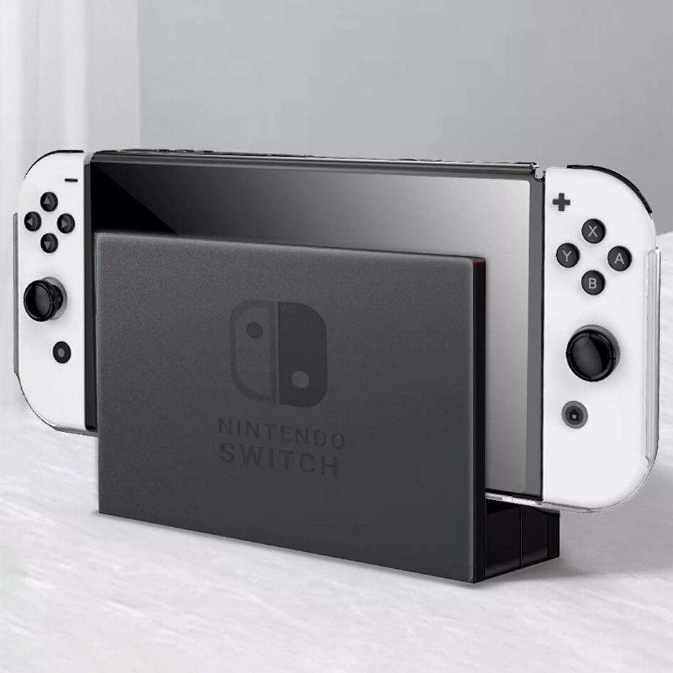 Crystal Hard Shell Case for Nintendo Switch OLED - Clear (Gloss Grip)