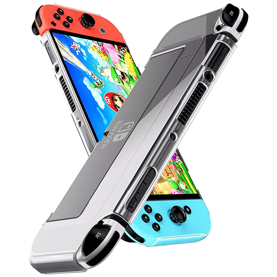 Crystal Hard Shell Case for Nintendo Switch OLED Clear