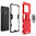Slim Armour Shockproof Case / Finger Ring Holder for OnePlus 10 Pro - Red