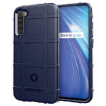 Anti-Shock Grid Texture Shockproof Case for realme 6 - Midnight Blue