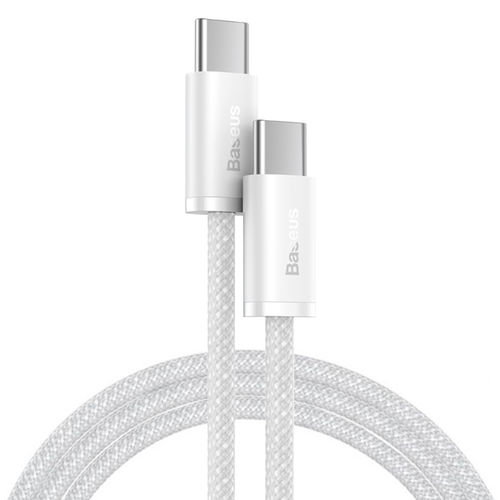 Baseus Dynamic (100W) USB-PD (Type-C) Cable (2m) for Phone / Tablet / Laptop - White