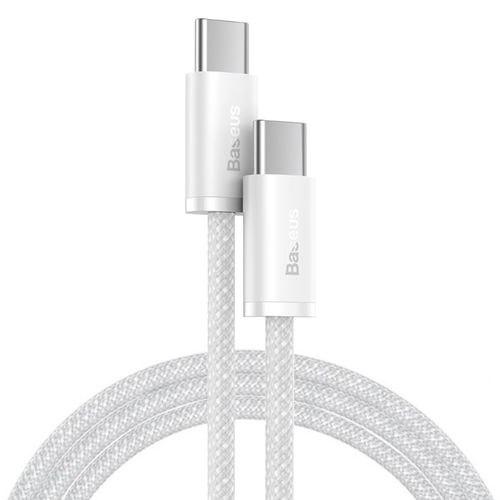 Baseus Dynamic (100W) USB Type-C (PD) Charging Cable (2m) for Phone / Tablet / Laptop - White