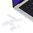 Anti Dust Silicone Plug Cover for Apple MacBook Air (15-inch) / Pro (14/16-inch) 2025-2021 - Clear