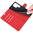 Leather Wallet Case & Card Holder Pouch for Samsung Galaxy S22 Ultra - Red