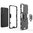 Slim Armour Shockproof Case / Finger Ring Holder for Samsung Galaxy S22 - Black