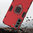 Slim Armour Shockproof Case / Finger Ring Holder for Samsung Galaxy S22 - Red