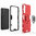 Slim Armour Shockproof Case / Finger Ring Holder for Samsung Galaxy S22+ (Red)