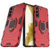 Slim Armour Shockproof Case / Finger Ring Holder for Samsung Galaxy S22+ (Red)