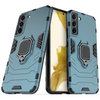 Slim Armour Shockproof Case / Finger Ring Holder for Samsung Galaxy S22+ (Blue)